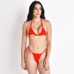 Ashley’s Sins Red Micro Bikini