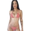 Checkered Micro Bikini – Red -Oh Lola Swimwear Checkered Micro Bikini Red b y OH LOLA SWIMWEAR scaled 1
