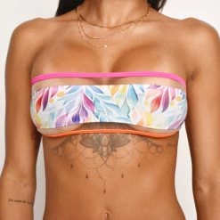 Magical Forest Bandeau Bikini -Oh Lola Swimwear IMG 5107