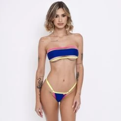 Neon Nights Bandeau Bikini