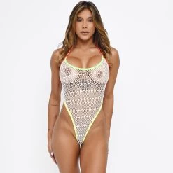 Island Affair Mesh Swimsuit