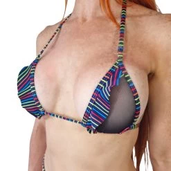 Neon Lights Sheer Bikini -Oh Lola Swimwear Neon Lights Sheer Bikini by OH LOLA SWIMWEAR TOP scaled 1