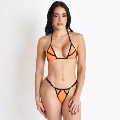 Sunset Crush Sexy Orange Bikini