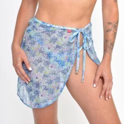 Spring Blossom Sheer Pareo -Oh Lola Swimwear Spring Blossom Sheer Pareo By Oh Lola Swimwear FRONT