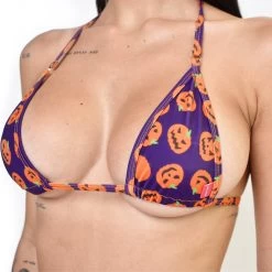 Tasty Pumpkin Micro Bikini -Oh Lola Swimwear Tasty Pumpkin Micro Bikini TOP by Oh Lola Swimwear scaled 1