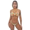 Tropical Breeze Bandeau Micro Bikini -Oh Lola Swimwear Tropical Breeze Bandeau Bikini by OH LOLA SWIMWEAR