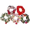 Tropical Hair Scrunchies – 5 Pieces Set 1 Tropical Hair Scrunchies – 5 Pieces Set -Oh Lola Swimwear Tropical Hair Scrunchies by OH LOLA SWIMWEAR