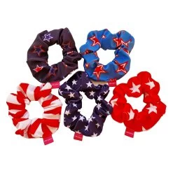 USA Hair Scrunchies – 5 Pieces Set