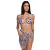 Vibrant Bloom Sheer Pareo -Oh Lola Swimwear Vibrant Bloom Sheer Pareo by Oh Lola Swimwear