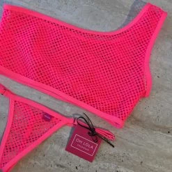 Temptation Micro Bikini One Sleeve – Neon Pink 11 Temptation Micro Bikini One Sleeve – Neon Pink -Oh Lola Swimwear WhatsApp Image 2019 07 12 at 4.20.03 PM