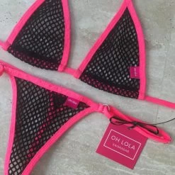 Temptation Micro Bikini – Pink/Black -Oh Lola Swimwear WhatsApp Image 2019 10 09 at 3.02.58 PM