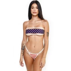 American Pride Bandeau Bikini