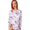 Enchanted Fishing Shirt – White/Floral 2 Enchanted Fishing Shirt – White/Floral -Oh Lola Swimwear image 123986672 45