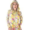 Enchanted Hooded Fishing Shirt – Yellow/Floral -Oh Lola Swimwear image 123986672 62