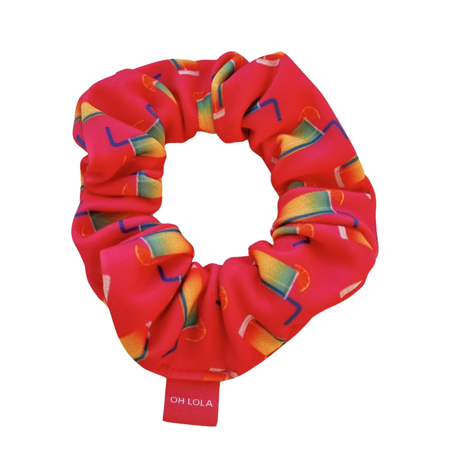 Tropical Hair Scrunchies – 5 Pieces Set 7 Tropical Hair Scrunchies – 5 Pieces Set - Image 5