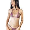 Houndstooth Micro Bikini – Green Purple -Oh Lola Swimwear image 6487327 2022 01 20T114914.262